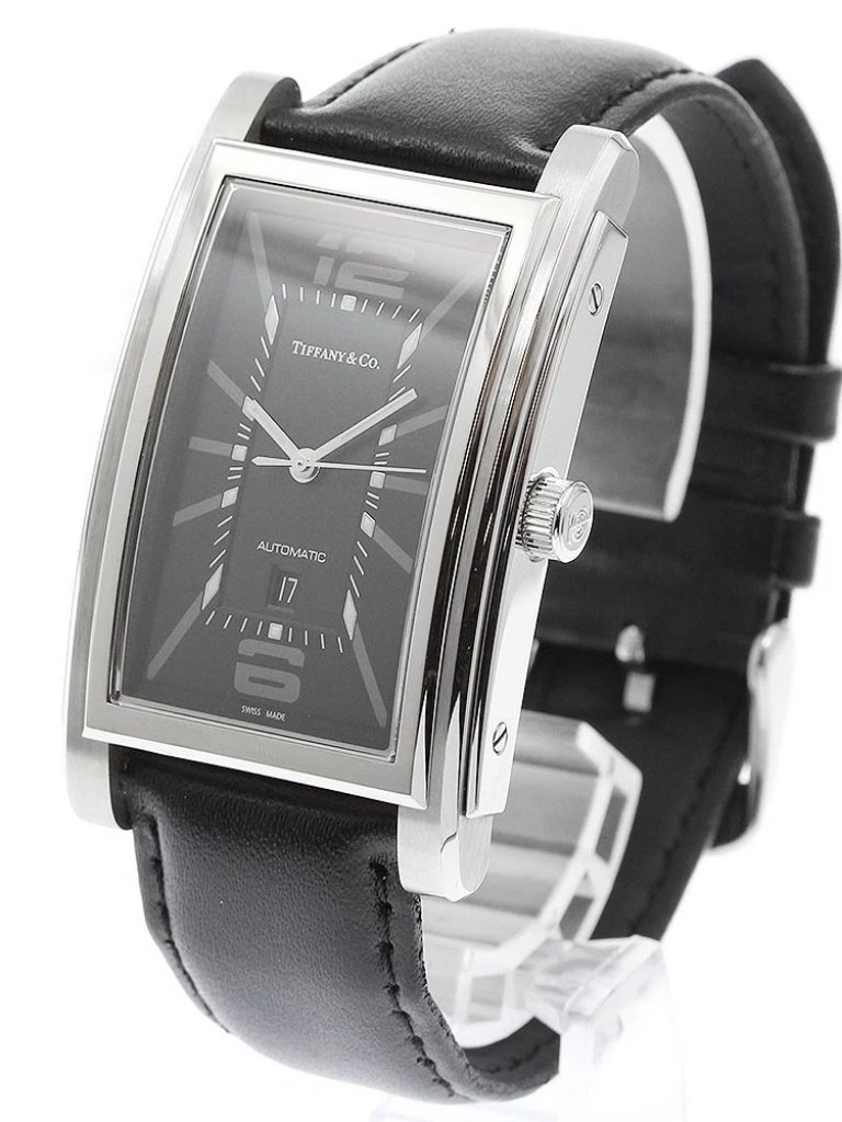TiffanyCo Ground Z00316810a10a70a Date Black Dial Automatic Mens954254